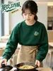 Roupas de Trabalho para Equipe de Serviço de Catering Moletom Personalizado Manga Longa Outono Inverno Restaurante de Fondue Churrasqueira Roupas de Trabalho 100% Algodão Estampa de Logo