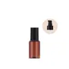 Frasco Borrifador Marrom 50ml Plástico Ombro Oblíquo Frasco Cosmético Pet Frasco com Bomba para Loção Frasco para Subdivisão de Produto de Cuidados com a Pele