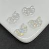 Cuentas de vidrio lazo 14mm agujero central horizontal a través de checo diy pulsera con cuentas cuentas sueltas accesorios de joyería material