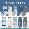 Calcetines Antideslizantes para Piso Otoño e Invierno Calcetines para Niños Puntos de Gel Calcetines de Algodón para Bebé Dibujos Animados Sin Costuras Anti-pilling Unisex Calcetines de Media Pantorrilla