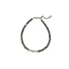 Onihan Pulsera de Perlas y Piedra Flash de Plata Esterlina S925 Hecha a Mano con Cuentas Estilo Fresco de Verano para Mujer Pulsera de Luz de Luna para Niña