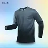 Camiseta Deportiva Unisex de Manga Larga con Gradiente, Secado Rápido y Absorción de Humedad, Modelo Nuevo Otoño 2026 para Correr