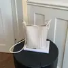 2026 Bolso Tejido Nuevo de Gama Alta, Hecho a Mano 100%, Bolso de Hombro Cruzado, Bolso de Mano Tipo Cubo, Bolso para Teléfono Móvil de Mujer para el Trabajo