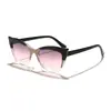 Gafas de sol Rayan 2026 con Bloques de Color Estilo Ojo de Gato para Mujer, Moda Callejera Estilo Ins Europeo y Americano, Gafas de Sol Parasol, Tendencia UV400 Transfronterizas