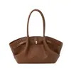 Nueva Moda Transfronteriza Retro Simple Bolso Tote de Gran Capacidad Tejido en Relieve para el Trabajo Diario Bolso de Hombro para Mujer Bolso de Mano