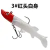 Isca Artificial com Barbatanas de Peixe Realistas, Isca Artificial Multicolorida, Isca Macia Grande com Cauda em T e Peso, Anzol com Cabeça de Chumbo, Isca Macia de Peixe para Robalo, Peixe-Vermelho, Água Doce e Salgada