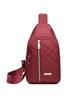 2026 Nueva Bolsa de Pecho de Nailon Bordada para Mujer, Bolso Cruzado Bordado de Moda y Versátil, Simple para Viajes al Aire Libre y Uso Diario