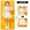 Fantasias de Cheerleading Infantil, Camisas Coloridas, Fantasias para Reunião Esportiva de Alunos do Ensino Fundamental, Fantasias de Cerimônia de Abertura, Uniformes de Aula em Grupo