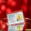 Pegatinas para Teléfono de Oro Puro 999, Láminas de Oro para Hacerse Rico de Princesa, Imanes de Refrigerador de Fortuna, Tarjetas de Oro de Tesoro, Regalos al por Mayor