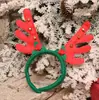 Fabricante em estoque transfronteiriço tecido marrom folha de sino galho de veado faixa de cabeça faixa de cabeça de galho de Natal forma de animal de desenho animado