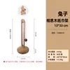 Portarrollos de cocina de madera maciza sin perforación, soporte de madera para papel de rollo, estante de almacenamiento vertical para papel de plástico, estante de almacenamiento perezoso vertical para trapos