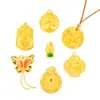 Tienda de oro con accesorios de bricolaje de oro vietnamita, buen colgante de loto, fénix, dios de la riqueza, pulsera, collar, accesorios para mujer