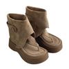 Botas Guyun para Mujer Verano 2025 Sandalias con Clip en el Dedo del Pie para Mujer Botas de Tacón Abiertas por Delante Suela Gruesa Aumentadas Botines Vaqueros Occidentales