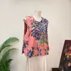 Nuevo Chaleco de Punto con Bordado Francés Estilo Chino Pavo Real Estilo Nacional Cuello Redondo Otoño 2026 Nuevo Estilo Solapa Oblicua Chaleco para Mujer