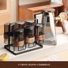Hervidor de agua de vidrio anti-escaldaduras para sala de estar, apto para el hogar, taza de té, juego de tazas de alta gama, juego de agua, juego de té