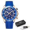 2022 nuevo Lige 8934 correa de cinta deportiva seis pasadores calendario exterior puntero luminoso reloj para hombre