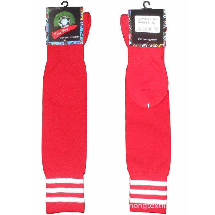 红色足球袜-4