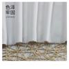Tela tejida cortavientos para camisa, falda, impermeable, de poliéster 120 g, de cáñamo sin torcer, elástica de cuatro lados, color blanco 100D, disponible en stock.