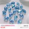 Nail art pombo ovo de cristal jóias grande 10*14 fundo apontado diamante super brilhante luz de luxo net vermelho grande oval pilha de unhas de diamante