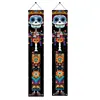 Fábrica Transfronteriza Amazon Transfronterizo Calavera Novia Día de Muertos Mexicano Pareja Cortina de Puerta Tela de Fondo Porche Diseño Personalizado