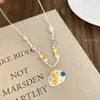 Paseos por la Playa, Collar de Estrellas de Mar con Cuentas Dopamina de Verano, Accesorio Largo para Mujeres en Fotos de Estilo Vacacional junto al Mar