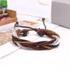 Versão coreana de pulseira feminina simples que combina com tudo, em couro de vaca, tecida à mão, cor retrô, joia para casal, fornecimento direto do fabricante