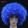 Venta Directa de Fábrica Peluca Afro para Fiesta de Disfraces, Payaso Divertido de Pelo Corto Multicolor para Fans