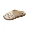 Pantuflas de Interior Caladas con Punta Cerrada, Estilo Media Pantufla, Nuevo Modelo Verano 2026, Sandalias Planas de Malla con Encaje Estilo Pescador para Uso en Exteriores