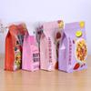 Bolsa con cremallera de ocho sellos laterales personalizada de fábrica, bolsa de plástico compuesta con impresión a color, bolsa para embalaje de alimentos, bolsa para cereales y snacks