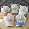 Gorra de Béisbol Transpirable de Malla Completa de Verano para Niños, Visera Solar Protectora para Exteriores para Niños, Gorra de Pico Linda y Elegante para Niñas