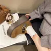 Zapatos Birkenstock de suela gruesa para chica bajita, mujer, nuevo estilo otoño 2026, plataforma de aumento de altura 7 cm, mocasines casuales slip-on, zapatos individuales