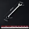 Llave de Flor de Ciruelo Acabado Espejo de Doble Propósito, Llave Inglesa Abierta, Herramienta de Reparación de Automóviles, Llave de Boca Abierta, Llave de Cabeza Fija para Reparación de Automóviles 6 mm-32 mm