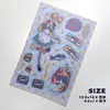 Venta de Liquidación Paquete de Materiales DIY para Pegatinas de Personajes de Diario, Venta al por Mayor de Accesorios de Decoración para Diario, Liquidación en Transmisión en Vivo