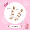 6 puntos 3 muñeca princesa juguete accesorios collar moda colgante pulsera perla aretes joyería textura vidrio