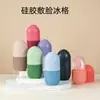 Produto Quente de Venda Transfronteiriça: Molde de Gelo Facial, Molde de Gelo de Silicone para Massagem, Molde Portátil de Compressão de Gelo para Cuidados com Encolhimento de Poros Faciais