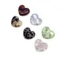 Corazones Pequeños de Melocotón Tintados con Tinta en Forma de Corazón Lindos Materiales para Accesorios DIY de Acetato Pendientes Pinzas para el Cabello Funda de Teléfono Colgante Venta al Por Mayor