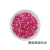 Pedras de Strass de Resina Jelly AB 2mm Strass Redondo Colorido com Fundo Plano Adesivos para Nail Art Ursinho de Pelúcia Artesanal DIY Strass Adesivo