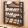 Sapateira ultrafina multi-camadas para entrada de casa, armário de sapatos pequeno e estreito, prateleira de armazenamento, dormitório, pequeno e simples, artefato de armazenamento de sapatos