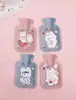 Bolsa de Agua Caliente de Terciopelo Corto de Dibujos Animados Calentador de Manos Lindo Bolsa de Agua Caliente con Inyección de Agua Peluche Bolsa de Agua Caliente Relleno de Agua Caliente Mini Bolsa de Agua Caliente