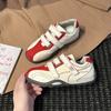 Tênis Esportivo Feminino Retro com Velcro Confortável para Treinamento Outono e Inverno Moda Versátil Leve Casual Sapatos Forrest Gump