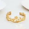 Pulseira Retrô em Relevo de Animal Marinho Oumaka para Mulheres, Pulseira Aberta Larga de Aço Inoxidável de Luxo Discreto