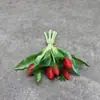 Mini pegamento suave 5 capullos de tulipán PU modelo para el hogar decoración de habitación fotografía fábrica flor de simulación tacto hidratante