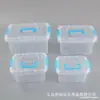 Caixa de Armazenamento de Plástico Organizador de Mesa Transparente com Alça Caixa de Armazenamento de Lanches Caixa de Armazenamento para Carro Organizador de Brinquedos