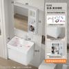 Baño Tamaño Pequeño Gabinete de Baño Balcón Cerámica Lavabo Todo en Uno Espacio Aluminio Espacial Mesa de Lavado Espacio Pequeño Mini Mesa de Lavado