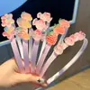 Diadema infantil con diseño de fresa de dibujos animados de caramelos, pinza para el pelo de bebé, diadema antideslizante dentada para niñas, accesorio para el pelo