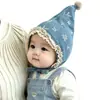 Chapéu de Bebê à Prova de Vento com Capuz e Proteção para Orelhas Primavera e Outono Chapéu Pontudo de Jeans Fino Unissex para Bebê e Criança Pequena Chapéu com Capuz para Exterior