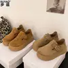 Versión de Piel de Vaca de los Zapatos Birkenstock Todo Incluido para Mujer, Nuevo Estilo Primavera 2026, Suela Gruesa, Mocasines Casuales Cómodos Slip-On