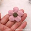 Flor de cinco pétalos ultrasónica Accesorios para el cabello coreanos Zapatos y calcetines Bolsas Tela de girasol Accesorios decorativos Al por mayor en stock