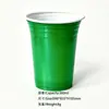 Copo plástico colorido de 360ml 12oz copo vermelho de festa copo para jogo de beerpong bar copos vermelhos solo