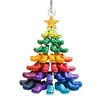 Colgante Decorativo de Pájaro Plano de Acrílico para Árbol de Navidad, Decoración del Hogar, Nuevo Producto Transfronterizo